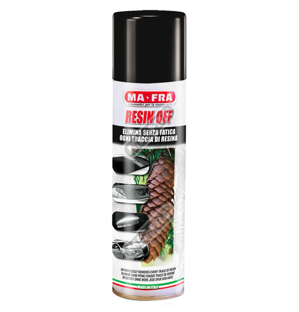 H0219 KIT 6 PEZZI RIMUOVI RESINA E SALSEDINE DA CARROZZERIA E VETRI SPRAY 250ML. MAFRA