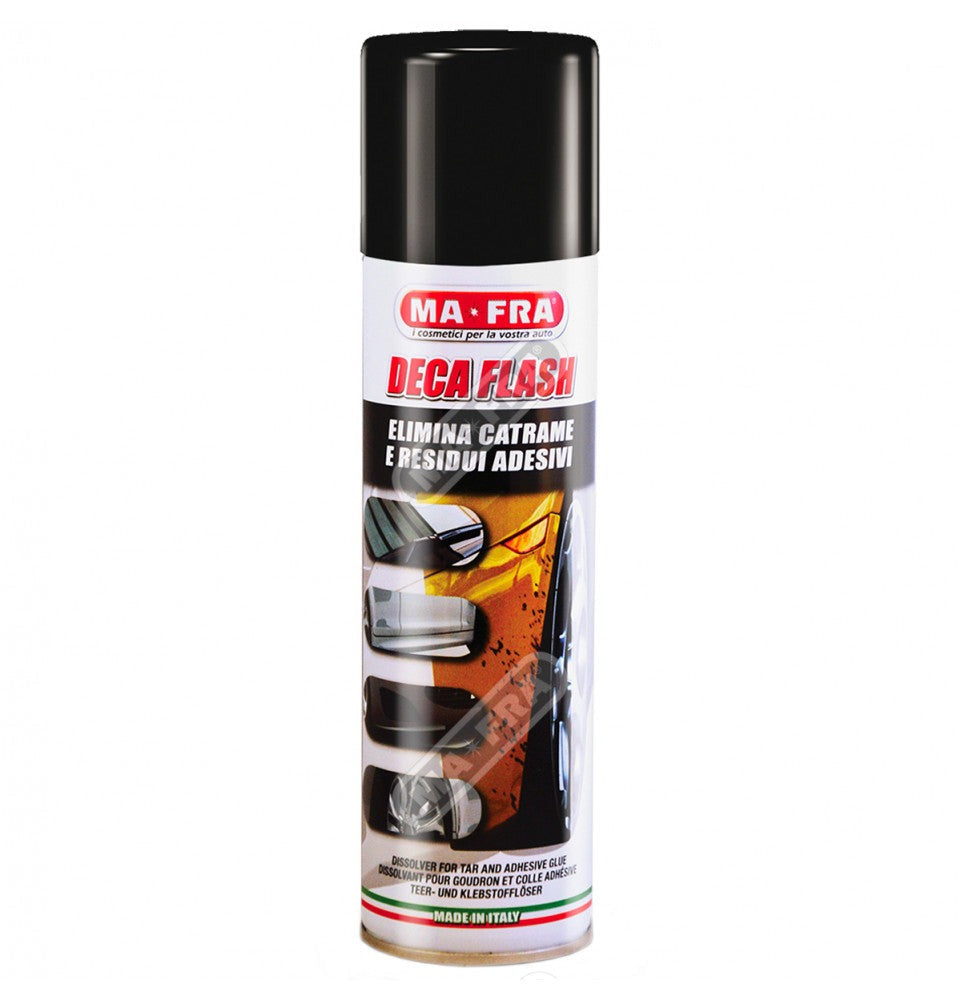 H0065 KIT 6 PEZZI  RIMUOVIVCATRAME O RESIDUI DI COLLE DALLA CARROZZERIA O VETRI SPRAY 250 ML. MAFRA