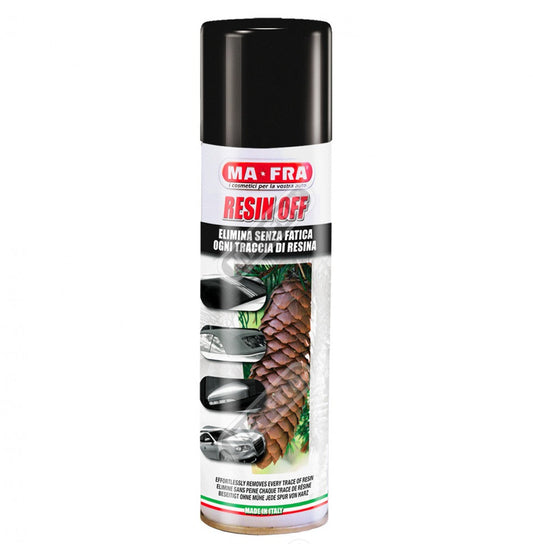 H0219 KIT 6 PEZZI RIMUOVI RESINA E SALSEDINE DA CARROZZERIA E VETRI SPRAY 250ML. MAFRA
